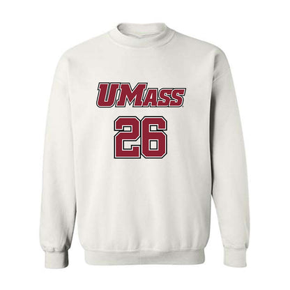 UMass - NCAA Men's Lacrosse : Dylan Johnson - Sports Shersey Crewneck Sweatshirt-0