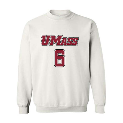 UMass - NCAA Men's Lacrosse : Michael Finnerty - Sports Shersey Crewneck Sweatshirt-0