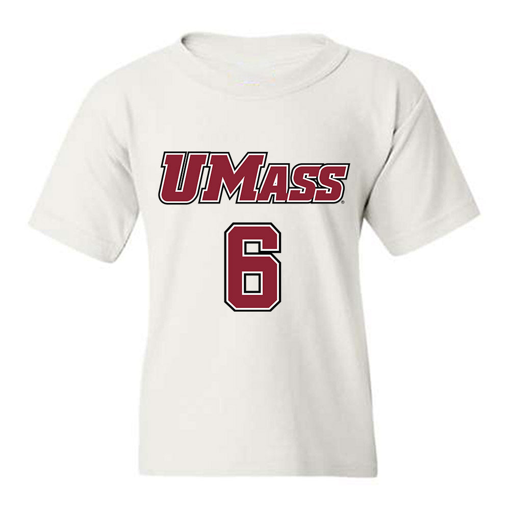 UMass - NCAA Men's Lacrosse : Michael Finnerty - Sports Shersey Youth T-Shirt-0