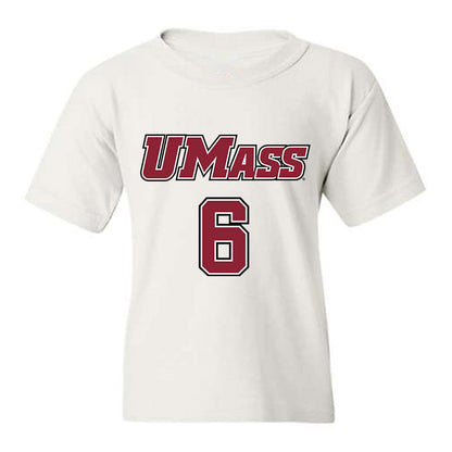 UMass - NCAA Men's Lacrosse : Michael Finnerty - Sports Shersey Youth T-Shirt-0