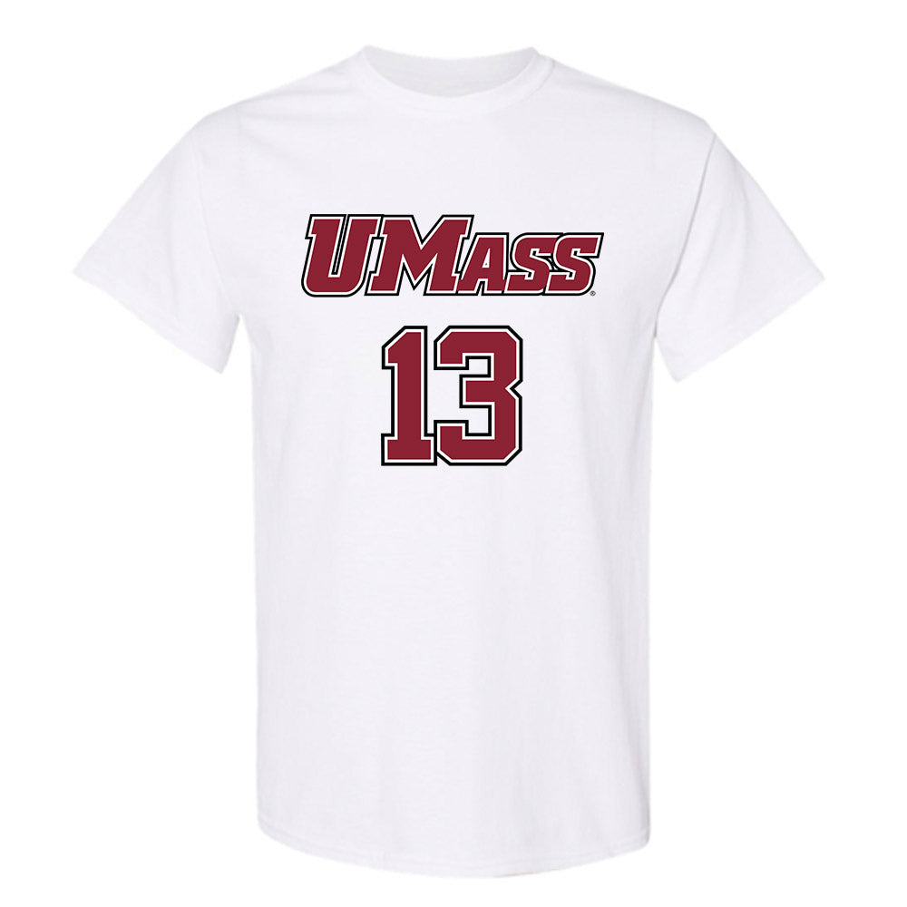 UMass - NCAA Men's Lacrosse : Thomas Bagnall - Sports Shersey T-Shirt-0