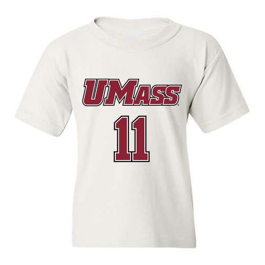 UMass - NCAA Men's Lacrosse : Will Morse - Sports Shersey Youth T-Shirt-0