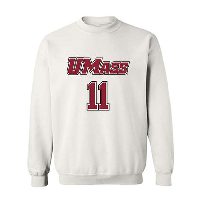 UMass - NCAA Men's Lacrosse : Will Morse - Sports Shersey Crewneck Sweatshirt-0