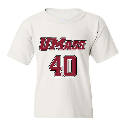 UMass - NCAA Men's Lacrosse : Tyler Burton - Sports Shersey Youth T-Shirt-0