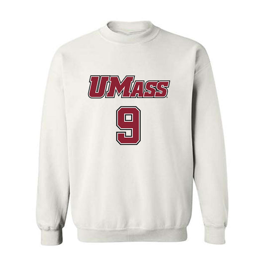 UMass - NCAA Men's Lacrosse : Joe Guerrette - Sports Shersey Crewneck Sweatshirt-0