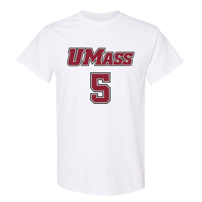 UMass - NCAA Men's Lacrosse : Jimmy Waddell - Sports Shersey T-Shirt-0