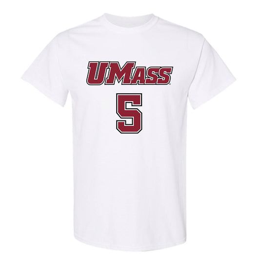 UMass - NCAA Men's Lacrosse : Jimmy Waddell - Sports Shersey T-Shirt-0