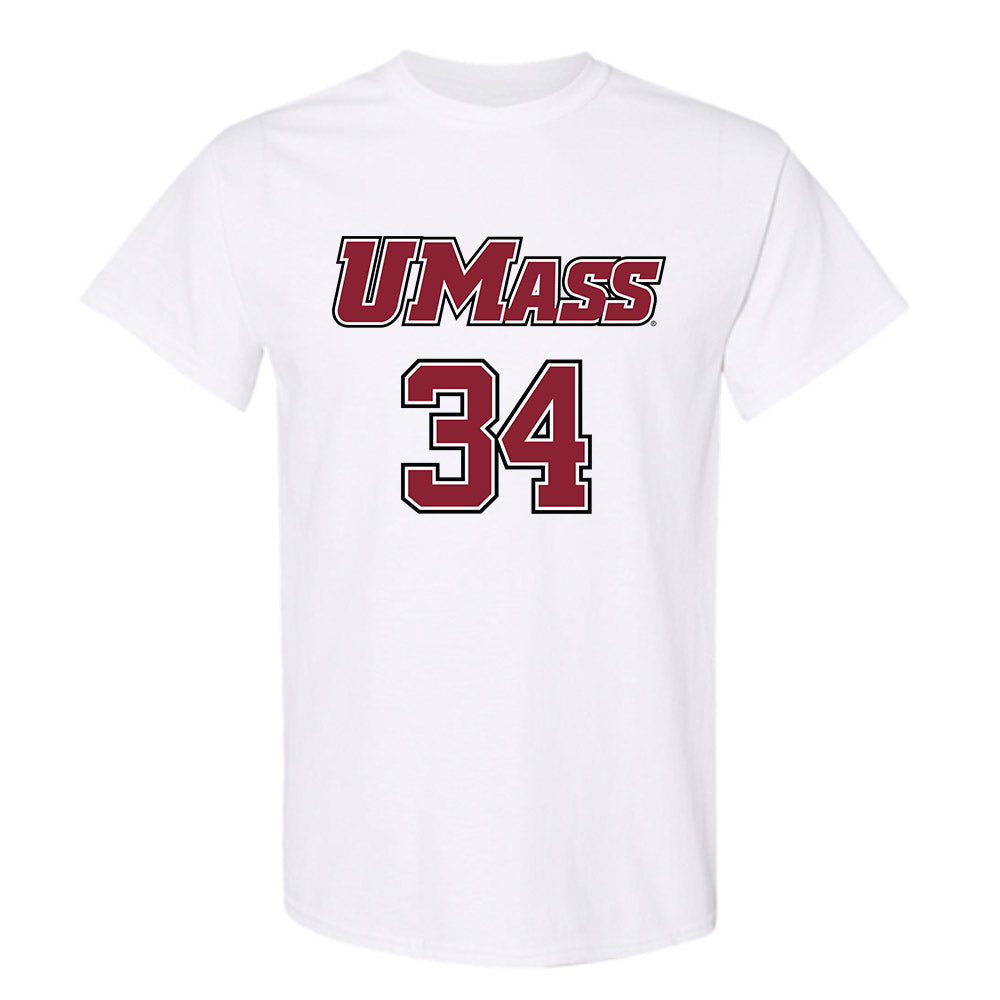 UMass - NCAA Men's Lacrosse : Liam Maher - Sports Shersey T-Shirt-0