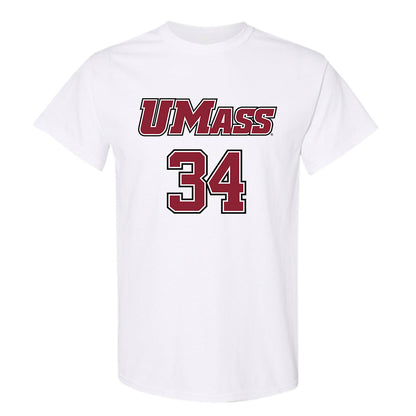 UMass - NCAA Men's Lacrosse : Liam Maher - Sports Shersey T-Shirt-0
