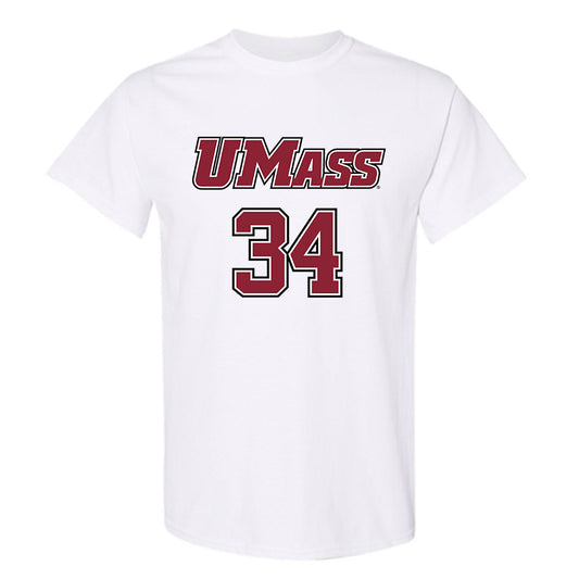 UMass - NCAA Men's Lacrosse : Liam Maher - Sports Shersey T-Shirt-0