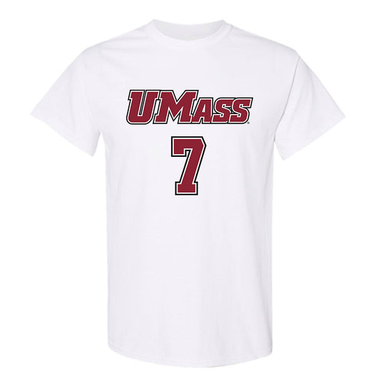 UMass - NCAA Men's Lacrosse : Jack Peters - Sports Shersey T-Shirt-0