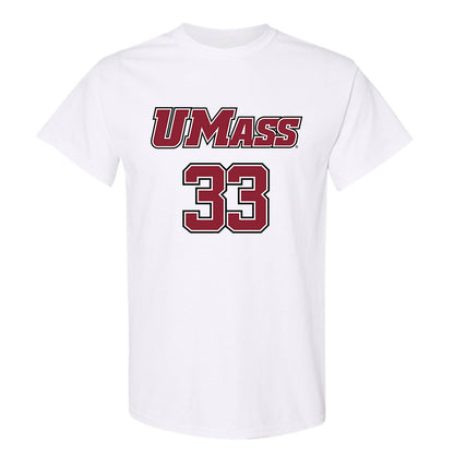 UMass - NCAA Men's Lacrosse : Zach Auble - Sports Shersey T-Shirt-0