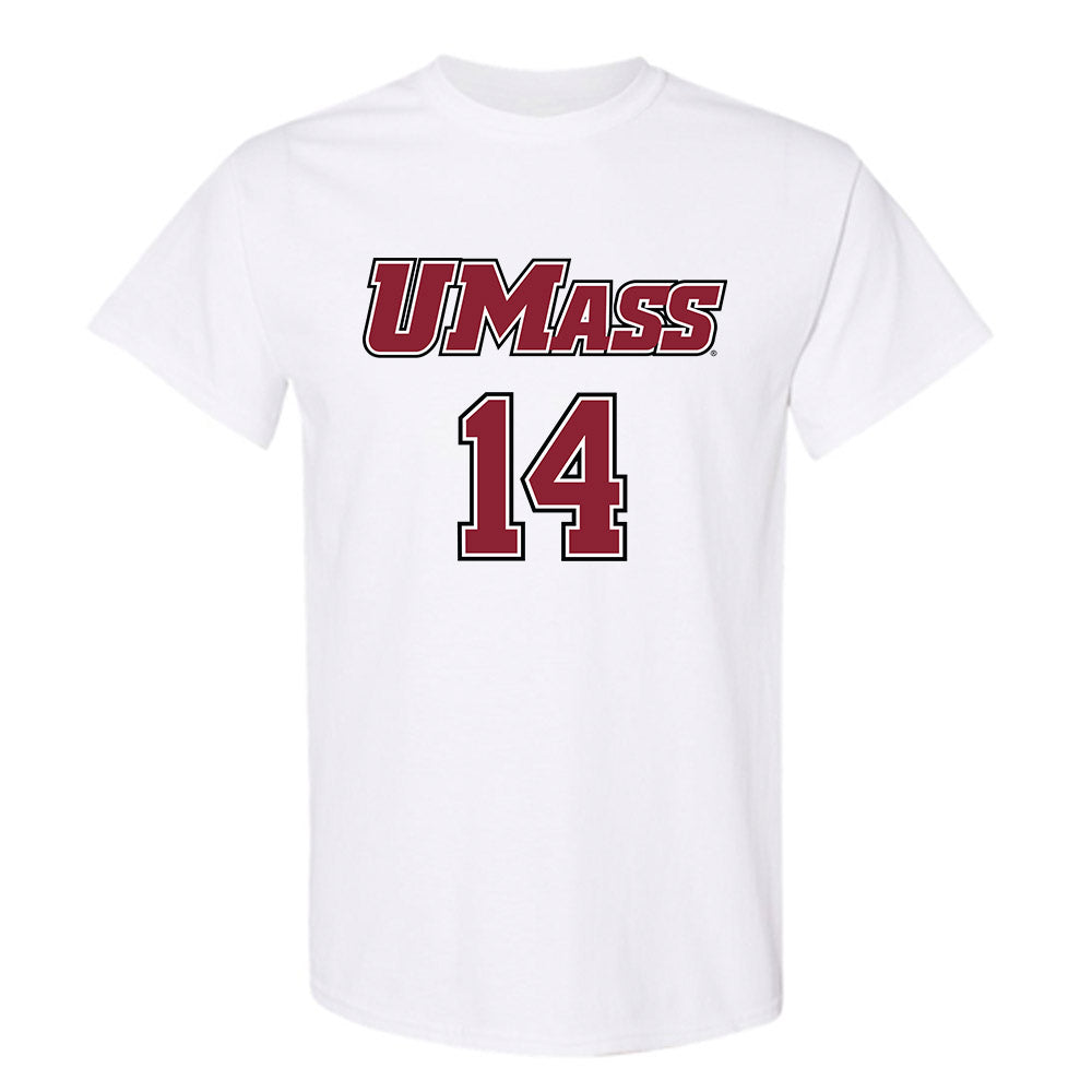 UMass - NCAA Men's Lacrosse : Aiden Drunsic - Sports Shersey T-Shirt-0