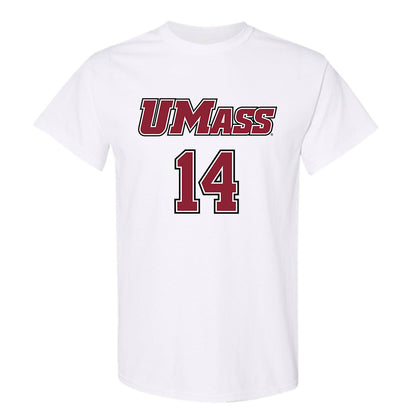 UMass - NCAA Men's Lacrosse : Aiden Drunsic - Sports Shersey T-Shirt-0