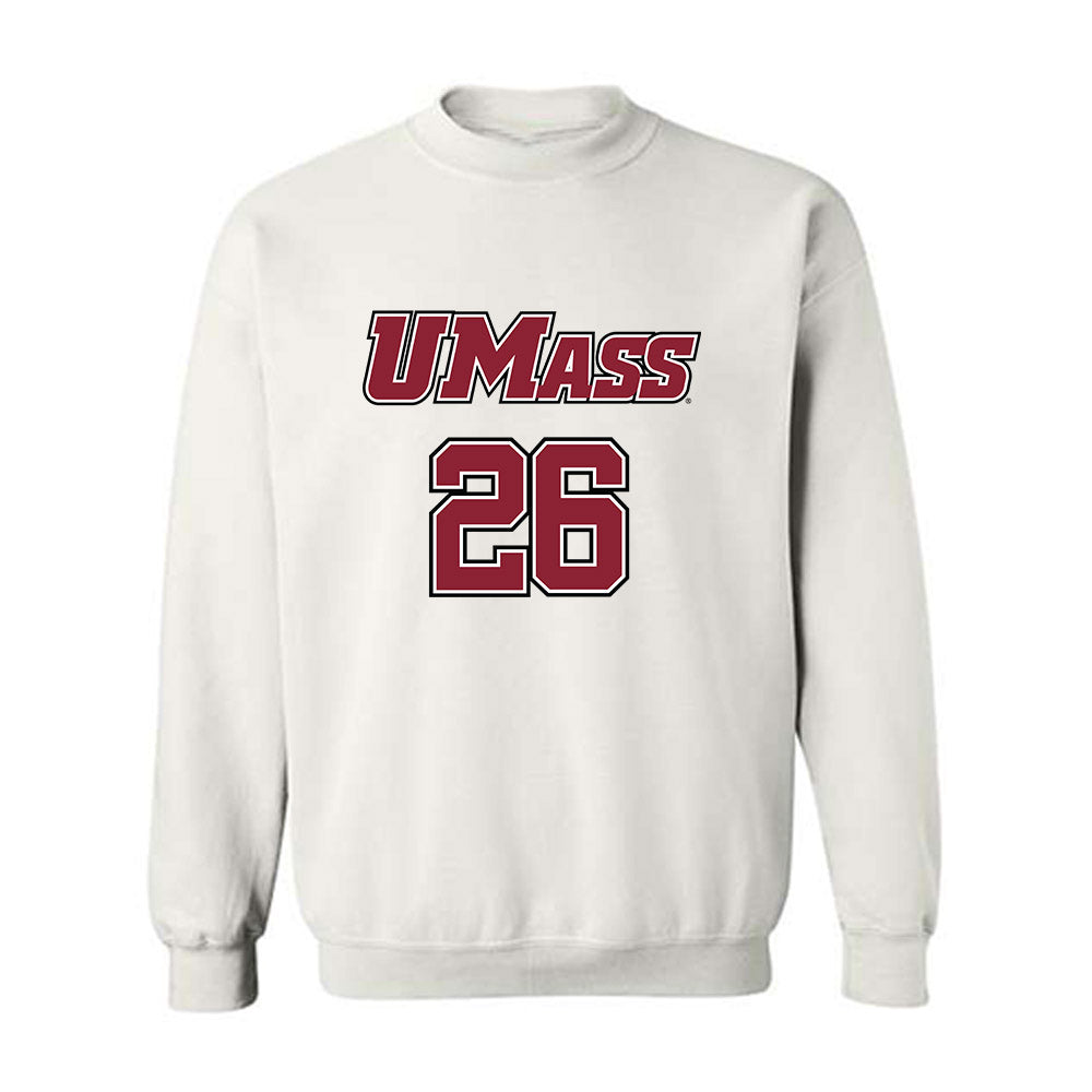 UMass - NCAA Men's Lacrosse : Dylan Johnson - Sports Shersey Crewneck Sweatshirt-0