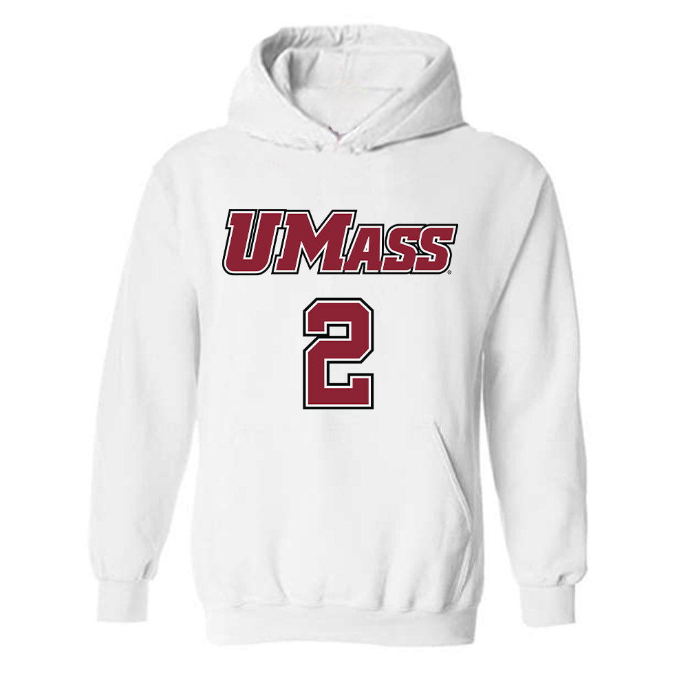 UMass - NCAA Men's Lacrosse : Jack Turowsky - Sports Shersey Hooded Sweatshirt-0