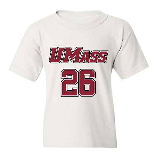 UMass - NCAA Men's Lacrosse : Dylan Johnson - Sports Shersey Youth T-Shirt-0