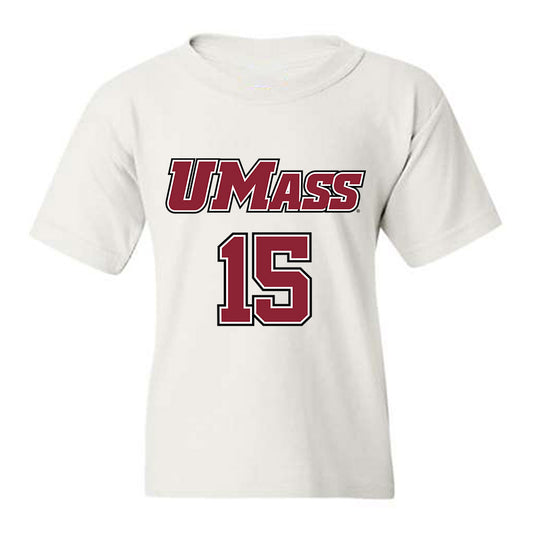 UMass - NCAA Men's Lacrosse : Michael Calvo - Sports Shersey Youth T-Shirt-0