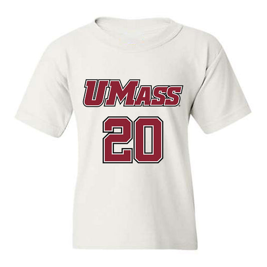 UMass - NCAA Men's Lacrosse : Ryan Mourad - Sports Shersey Youth T-Shirt-0