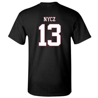 UMass - NCAA Men's Ice Hockey : Landon Nycz - Sports Shersey T-Shirt-1