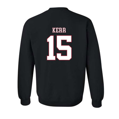 UMass - NCAA Men's Ice Hockey : Justin Kerr - Sports Shersey Crewneck Sweatshirt-1