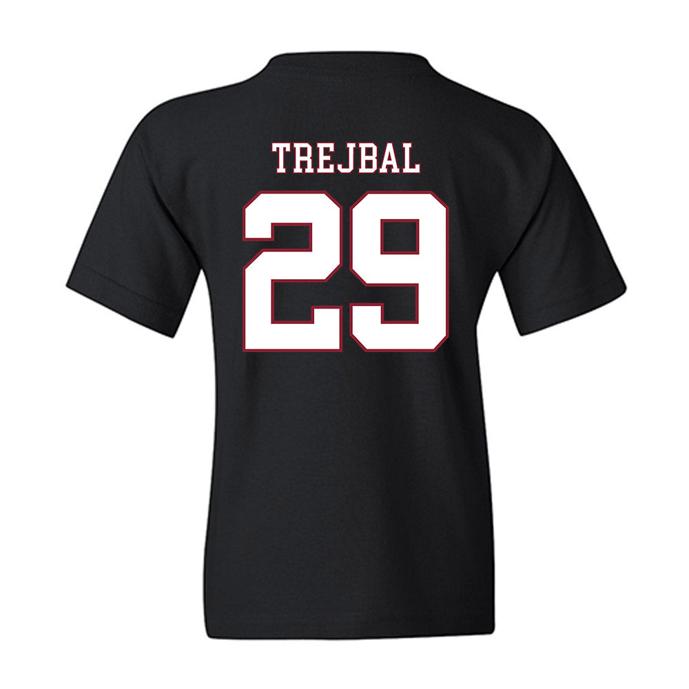 UMass - NCAA Men's Ice Hockey : Tobias Trejbal - Sports Shersey Youth T-Shirt-1