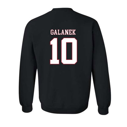 UMass - NCAA Men's Ice Hockey : Jack Galanek - Sports Shersey Crewneck Sweatshirt-1