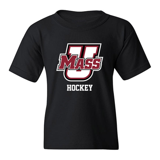 UMass - NCAA Men's Ice Hockey : Mikey DeAngelo - Sports Shersey Youth T-Shirt-0