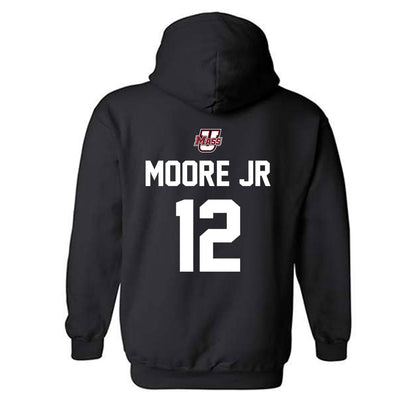 UMass - NCAA Football : David Moore Jr - Classic Shersey Hooded Sweatshirt-1