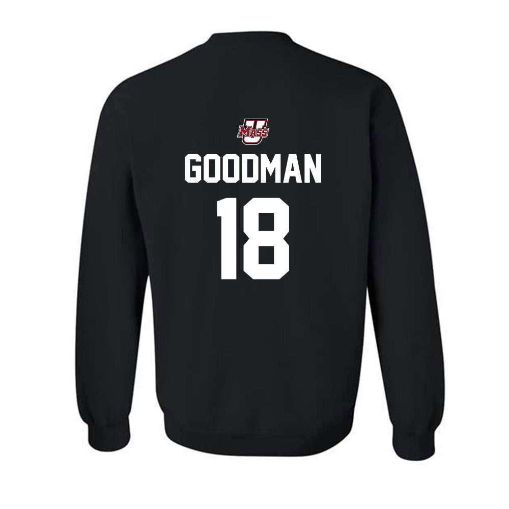UMass - NCAA Baseball : Michael Goodman - Classic Shersey Crewneck Sweatshirt-1