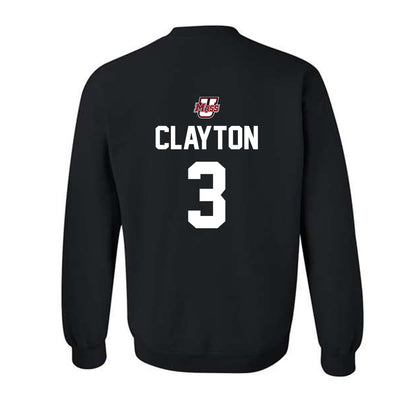 UMass - NCAA Men's Basketball : Jordan Clayton - Classic Shersey Crewneck Sweatshirt-1