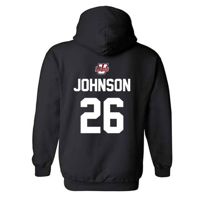 UMass - NCAA Men's Lacrosse : Dylan Johnson - Classic Shersey Hooded Sweatshirt-1