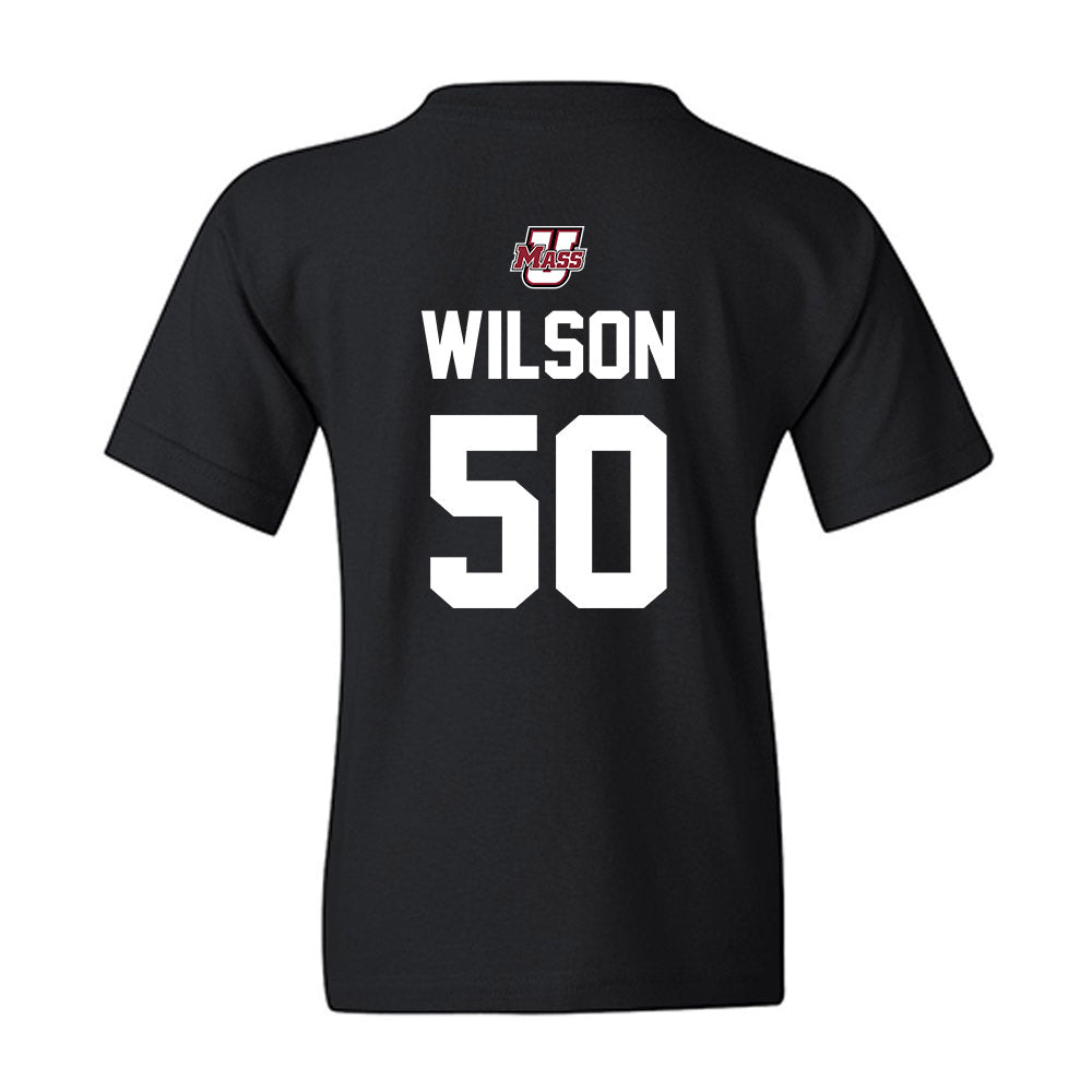 UMass - NCAA Football : Gavin Wilson - Classic Shersey Youth T-Shirt-1