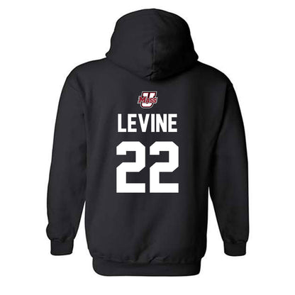 UMass - NCAA Baseball : Jack Levine - Classic Shersey Hooded Sweatshirt-1