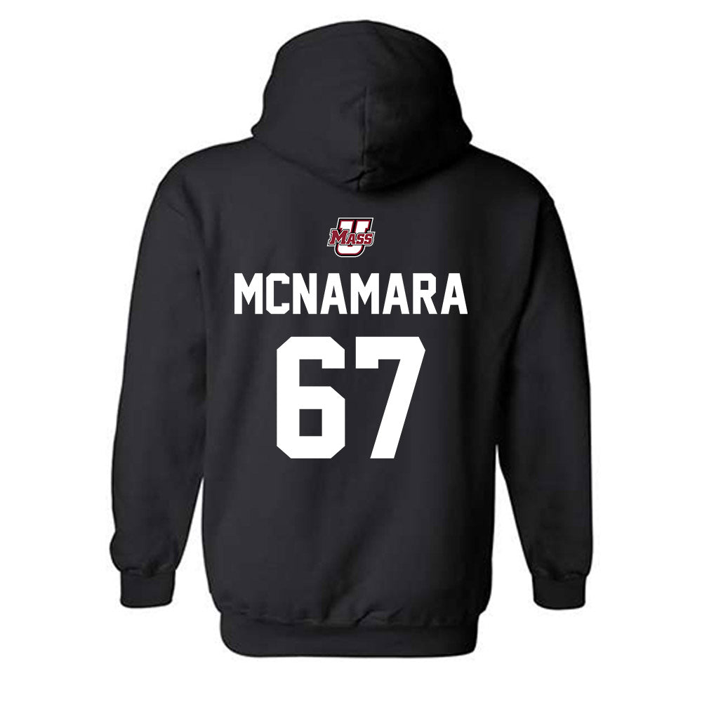 UMass - NCAA Football : William Mcnamara - Classic Shersey Hooded Sweatshirt-1