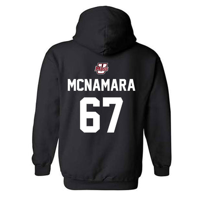 UMass - NCAA Football : Willian McNamara - Classic Shersey Hooded Sweatshirt-1
