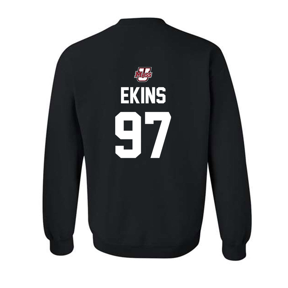 UMass - NCAA Football : Robert Ekins - Classic Shersey Crewneck Sweatshirt-1
