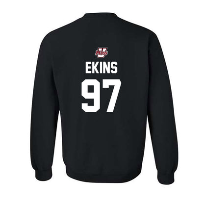 UMass - NCAA Football : Robert Ekins - Classic Shersey Crewneck Sweatshirt-1