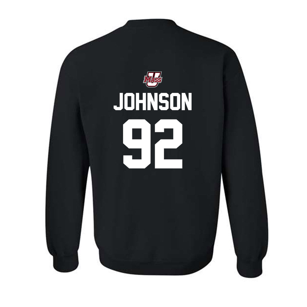 UMass - NCAA Football : Romando Johnson - Classic Shersey Crewneck Sweatshirt-1