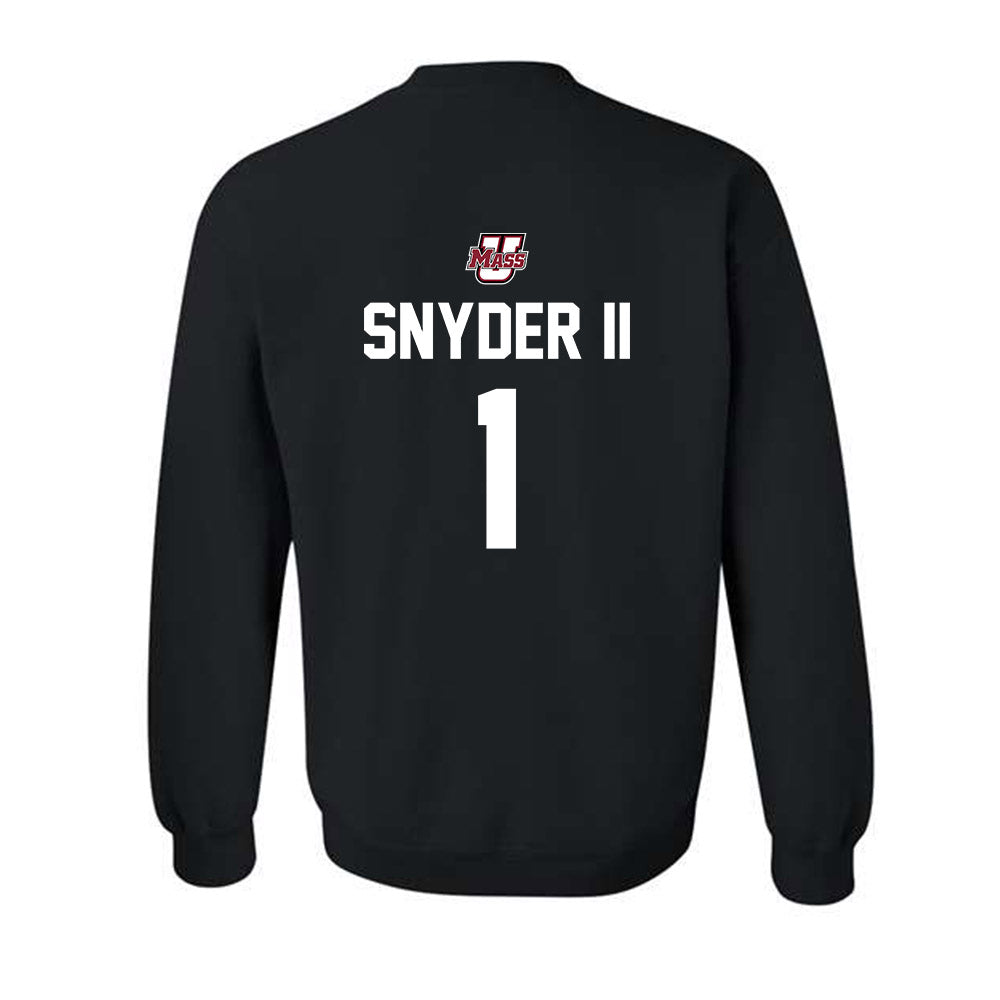 UMass - NCAA Football : Dd Snyder II - Classic Shersey Crewneck Sweatshirt-1