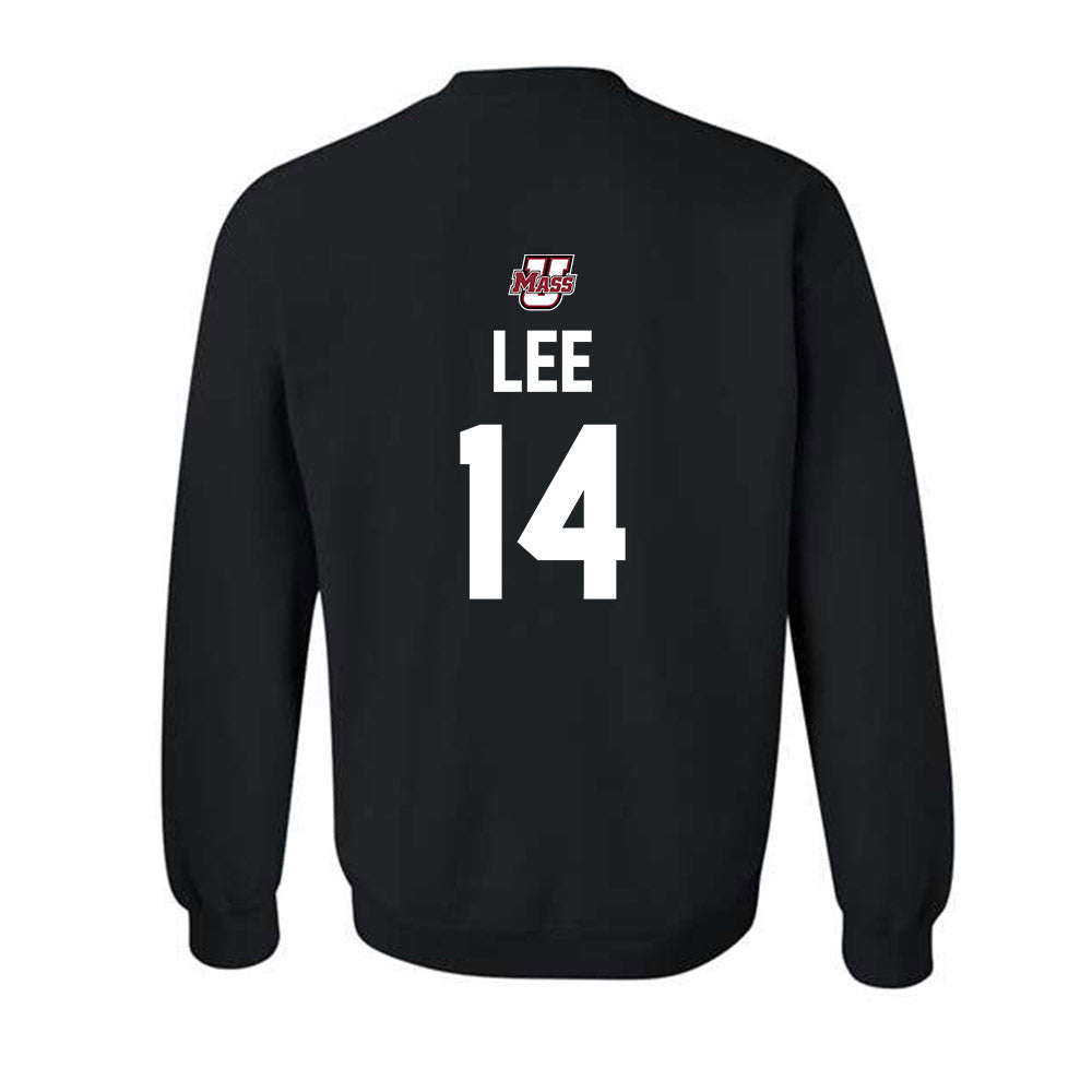 UMass - NCAA Baseball : Lorcan Lee - Classic Shersey Crewneck Sweatshirt-1