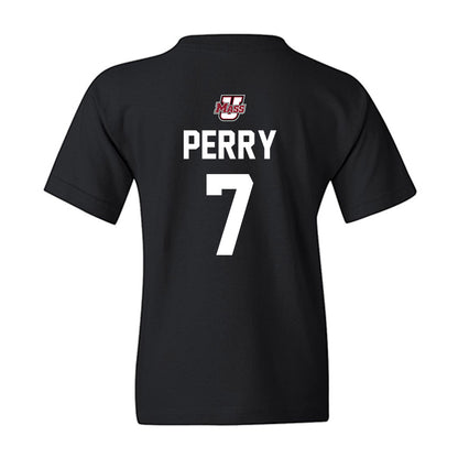 UMass - NCAA Football : Will Perry - Classic Shersey Youth T-Shirt-1
