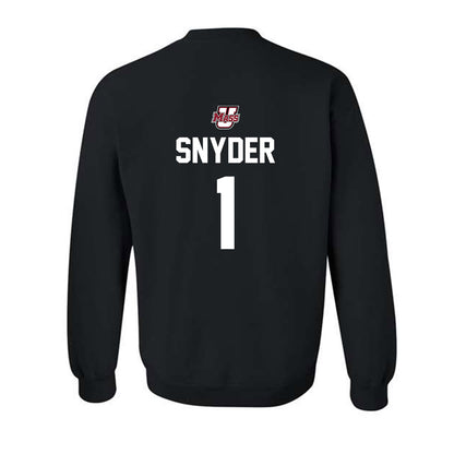 UMass - NCAA Football : DD Snyder - Classic Shersey Crewneck Sweatshirt-1