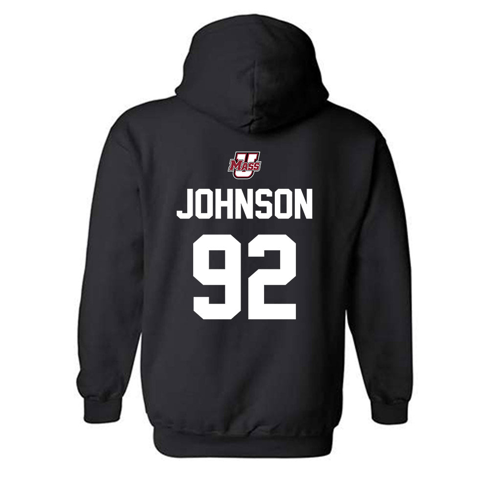 UMass - NCAA Football : Romando Johnson - Classic Shersey Hooded Sweatshirt-1