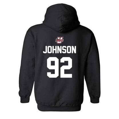 UMass - NCAA Football : Romando Johnson - Classic Shersey Hooded Sweatshirt-1