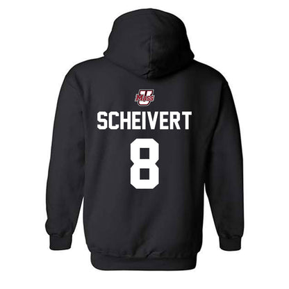 UMass - NCAA Softball : Lillie Scheivert - Classic Shersey Hooded Sweatshirt-1