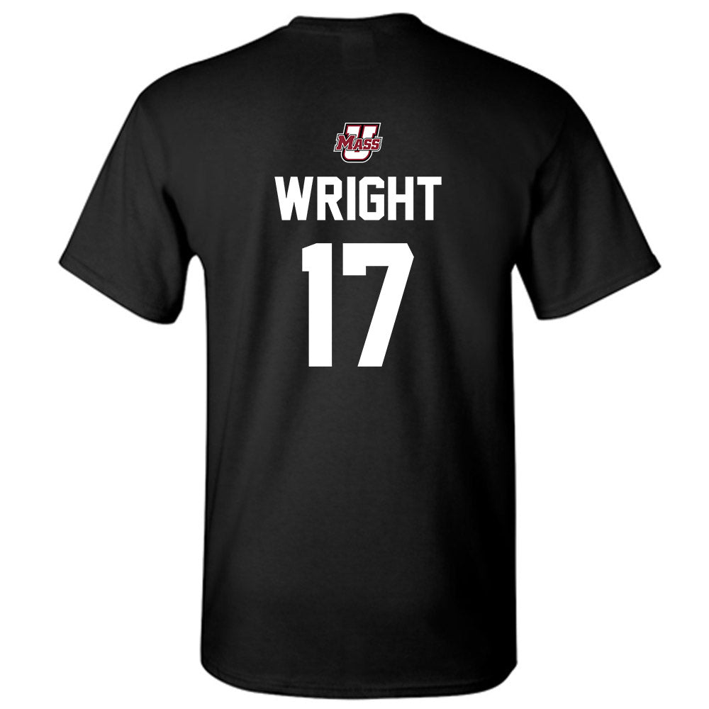 UMass - NCAA Men's Soccer : Braeden Wright - Classic Shersey T-Shirt-1