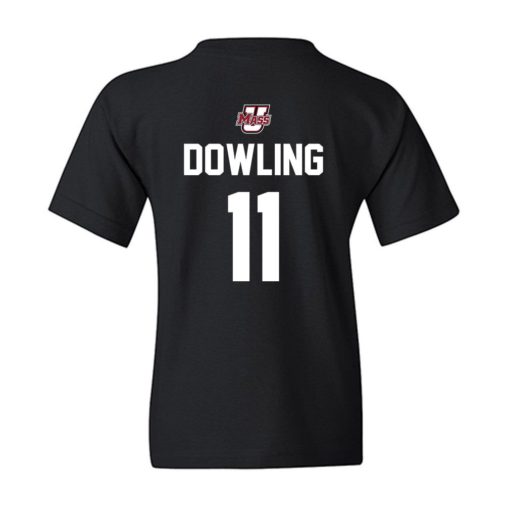 UMass - NCAA Football : Max Dowling - Classic Shersey Youth T-Shirt-1