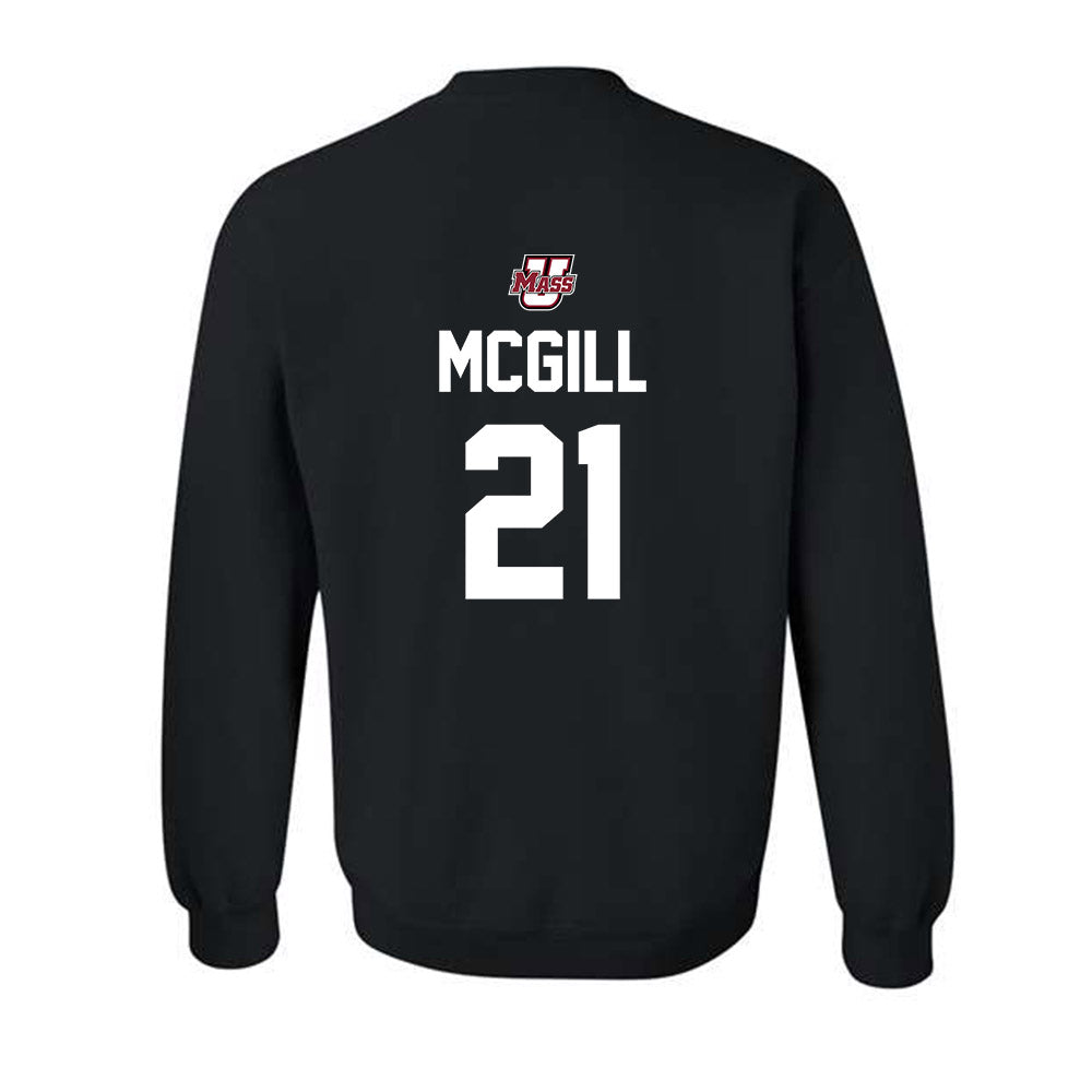 UMass - NCAA Football : Jeremiah Mcgill - Classic Shersey Crewneck Sweatshirt-1