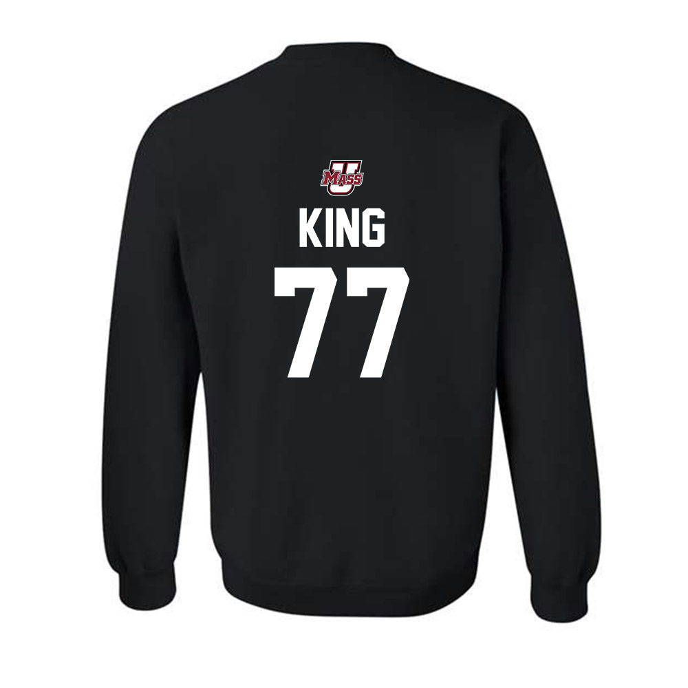 UMass - NCAA Football : Jaxon King - Crewneck Sweatshirt
